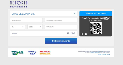Plata cu cardul